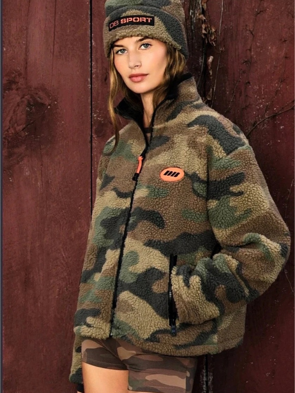Dairy Boy Funky Fleece- decoy camo in earth. XS/S. Brand new
